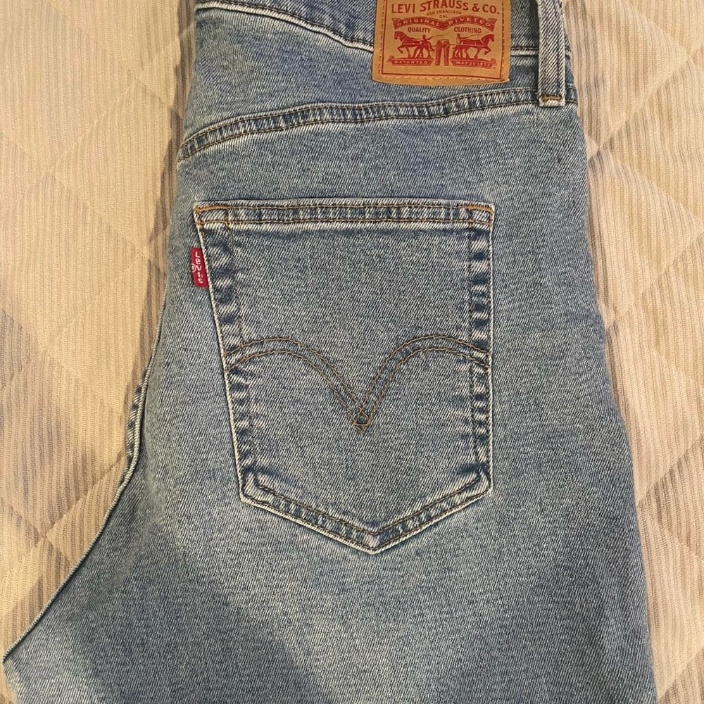 Petite high waisted flare jeans - super stretchy, boot cut Levi’s